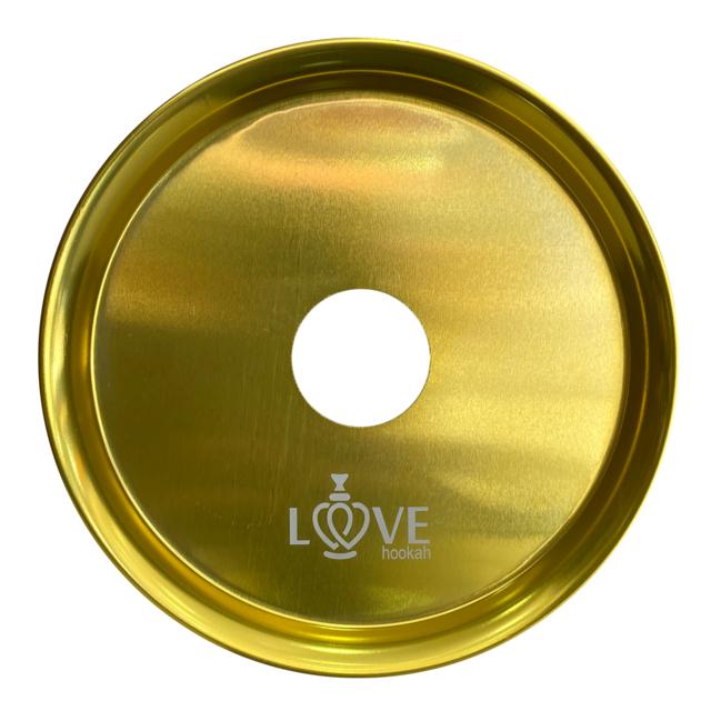 PRATO LOVE HOOKAH DOURADO LISO