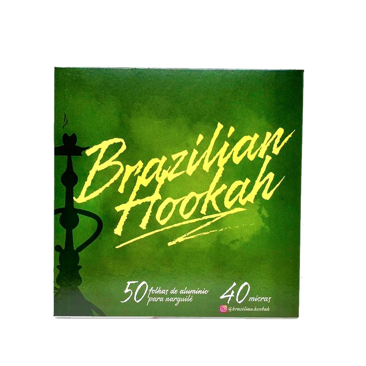 PAPEL ALUMÍNIO BRAZILIAN 50 FOLHAS