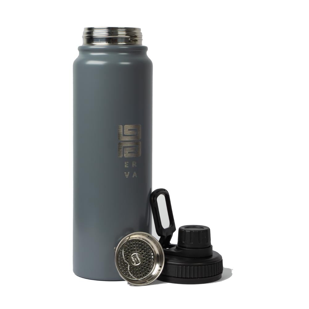 GARRAFA TERMICA 800ML CINZA BLACK UN