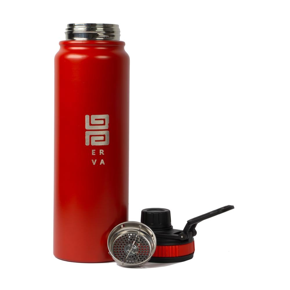 GARRAFA TERMICA 800ML VERMELHA BLACK UN