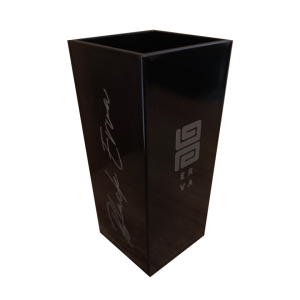 COPO QUADRADO PRETO BLACK ERVA