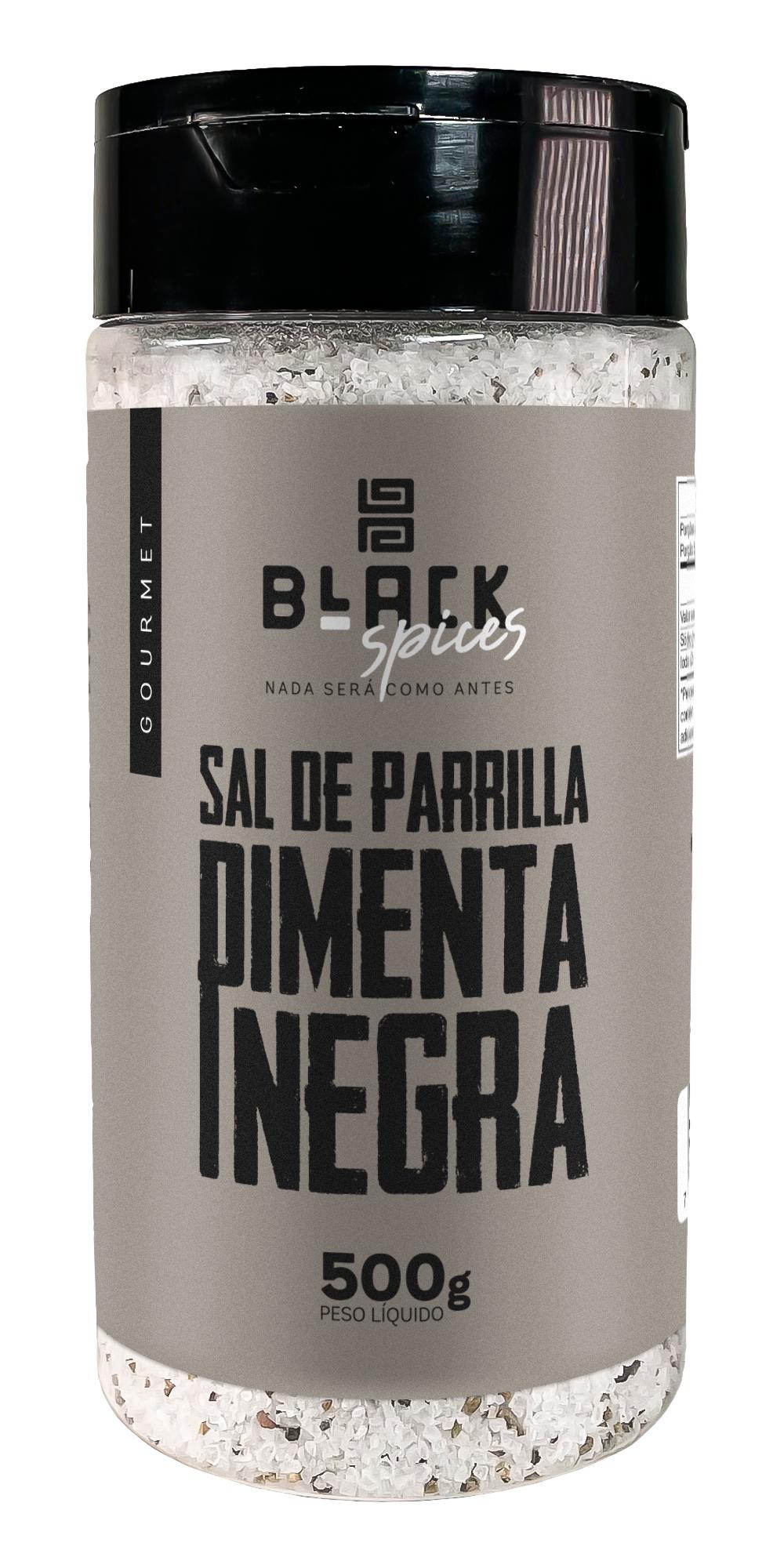 SAL DE PARRILHA PIMENTA NEGRA BLACK SPIC