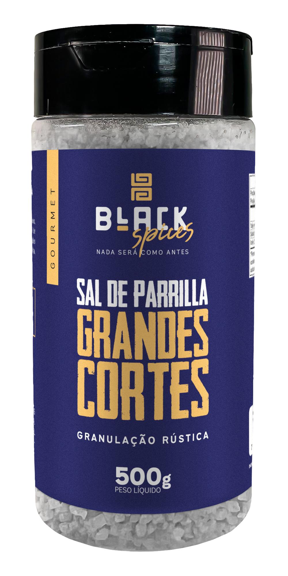 SAL DE PARRILHA GRANDES CORTES BLACK SPI